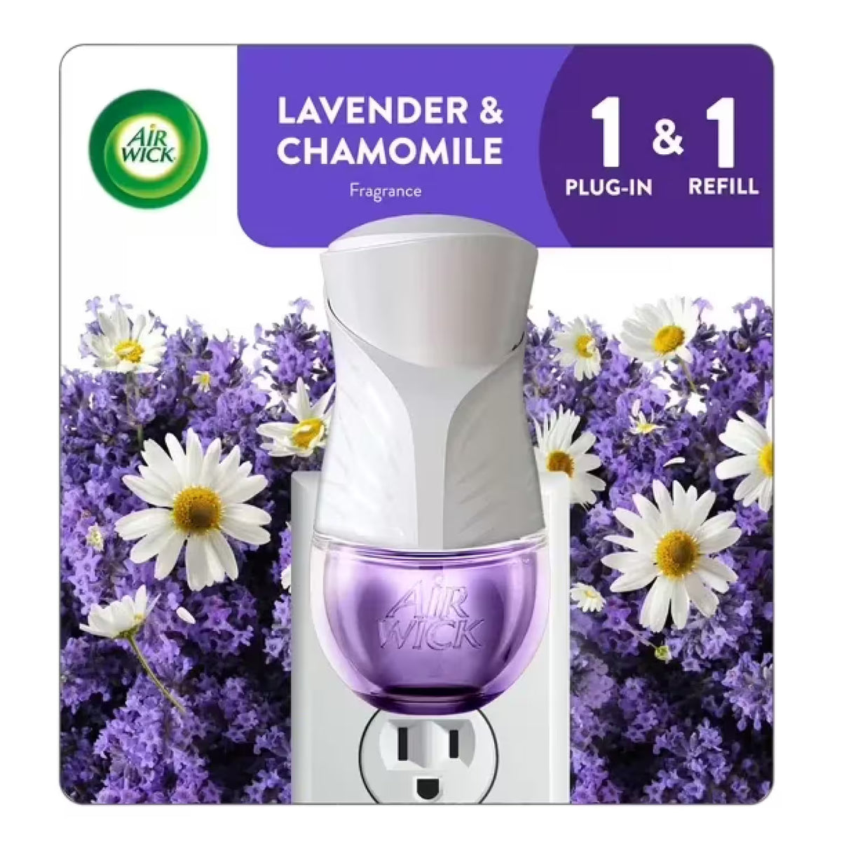 Air Wick Scented Oil Starter Kit Lavender & Chamomile – 0.67 oz – 4 Pack