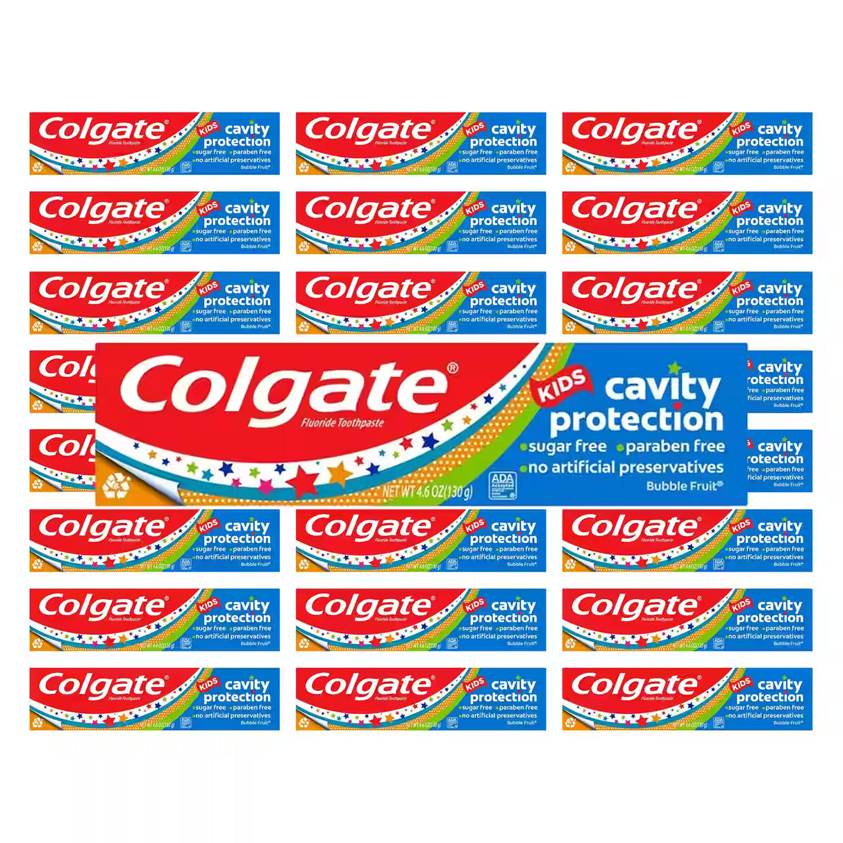 Colgate Kids Toothpate, Bubble Fruit - 4.6oz - 24 Pack