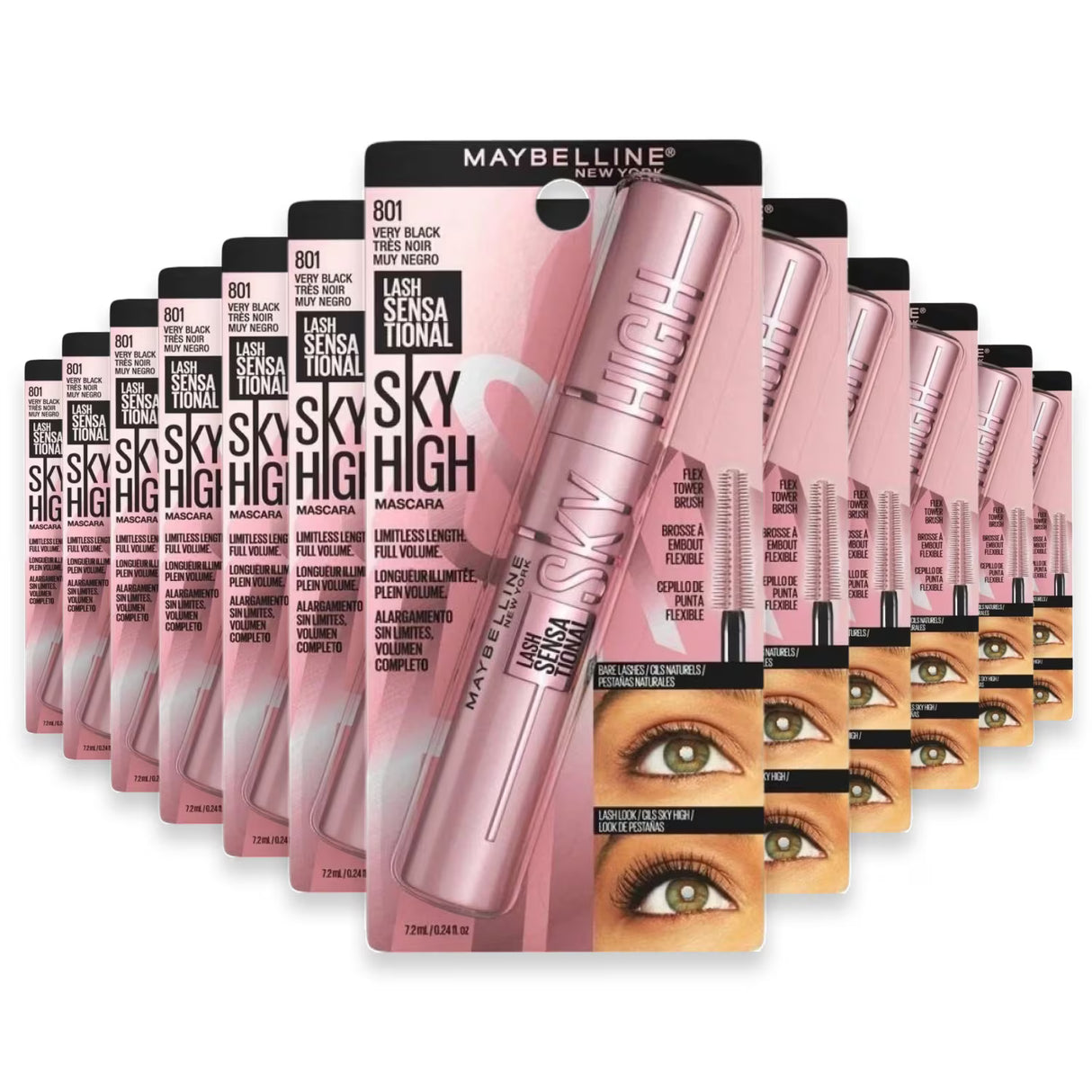 Maybelline Lash Sensational Sky High Very Black - 72 Pack
