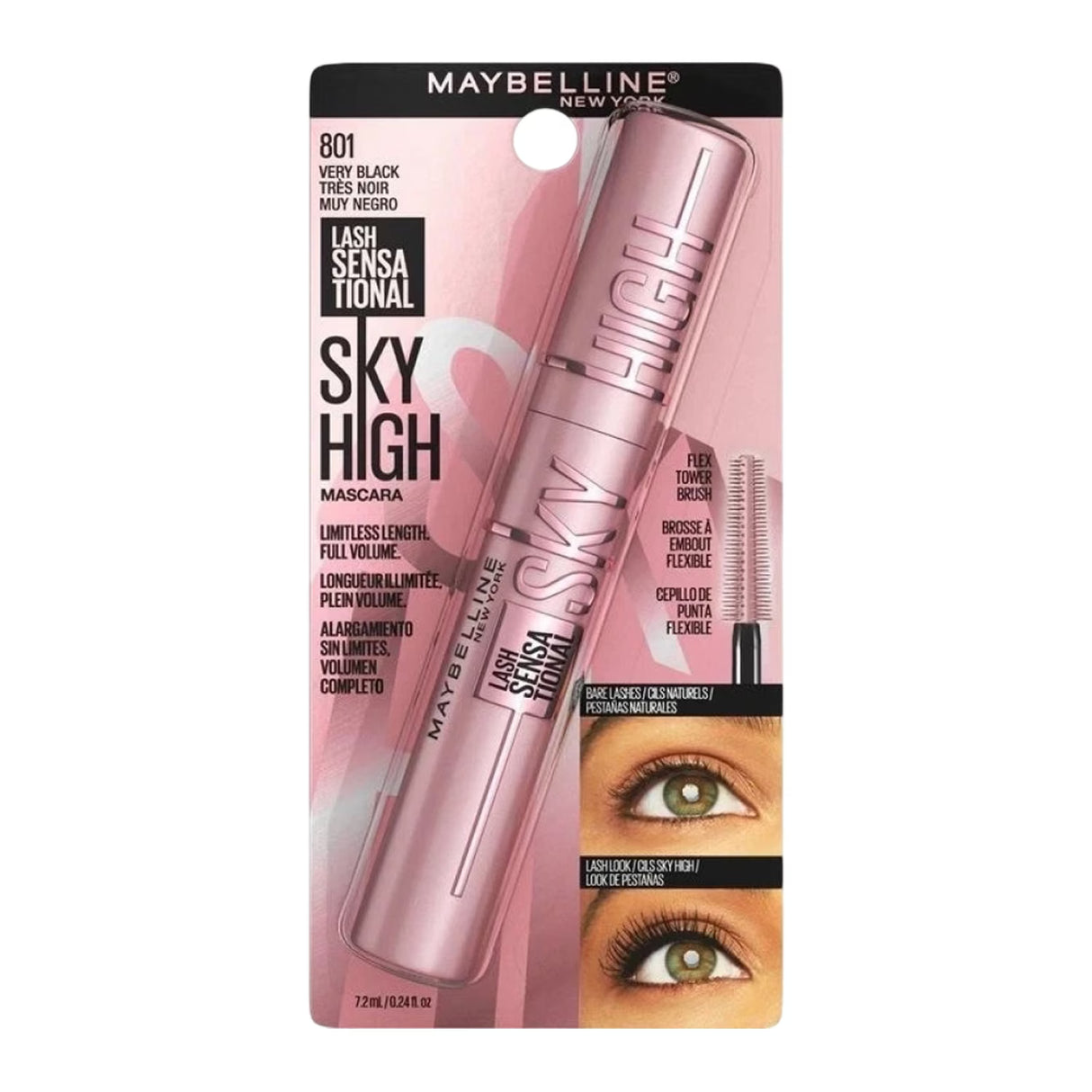 Maybelline Lash Sensational Sky High Very Black - 72 Pack