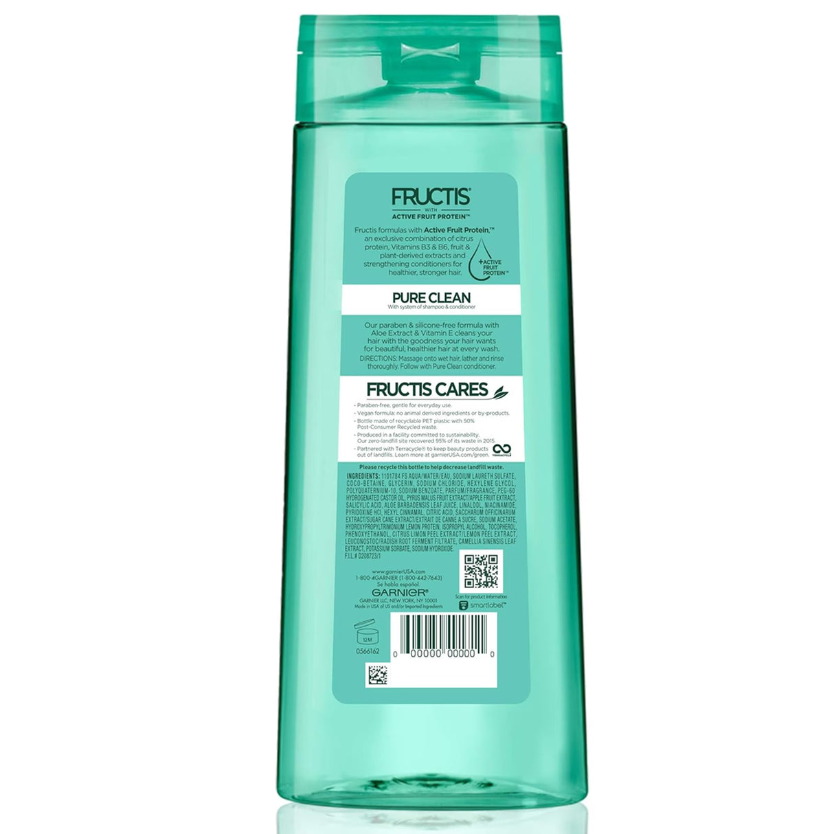 Garnier Fructis Aloe Clean Shampoo - 22oz - 4 Pack