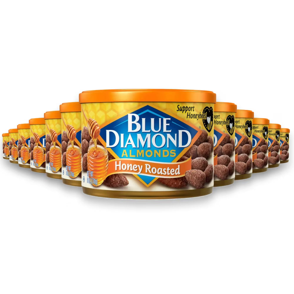 Blue Diamond - Almonds Honey Roasted - 6 oz - 12 Pack