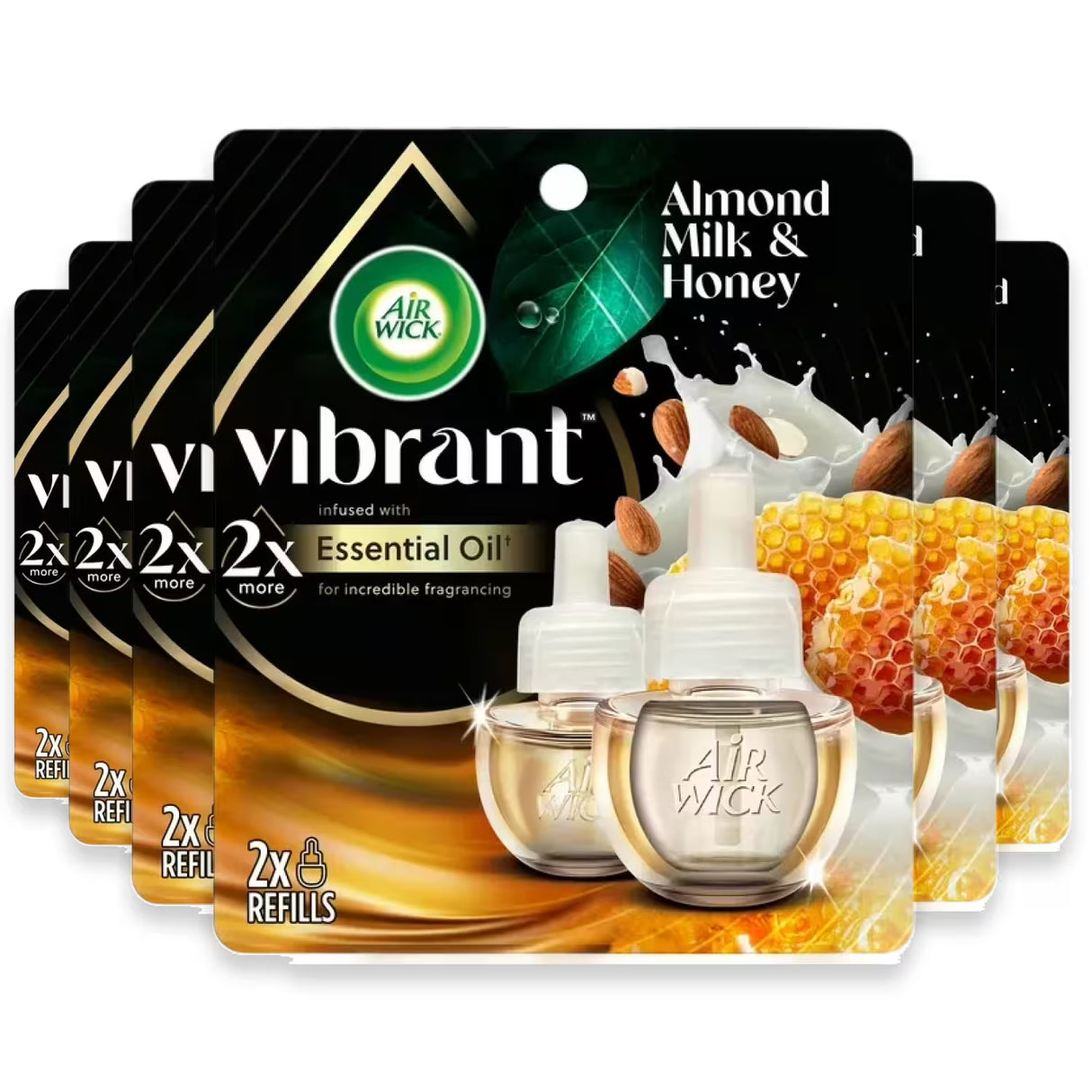 Air Wick Scented Oil Refill Vanilla & Shea Butter – 2 Count – 6 Pack