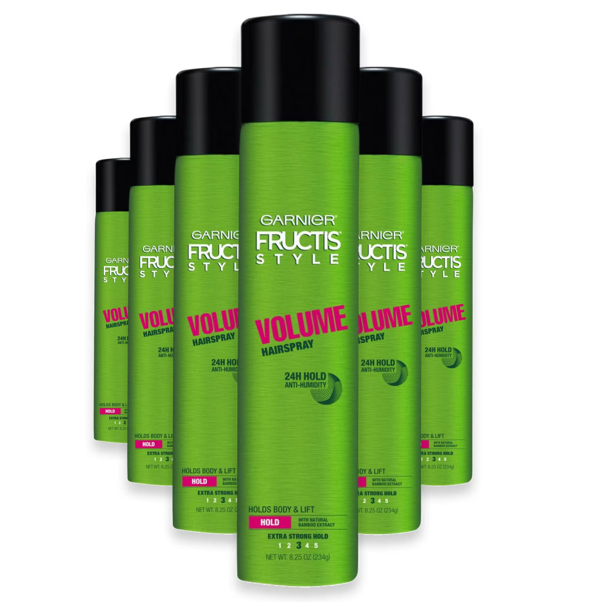 Garnier Fructis Style Full Control Anti-Humidity Ultra Strong Hold Hairspray - 8.25 oz - 6 Pack