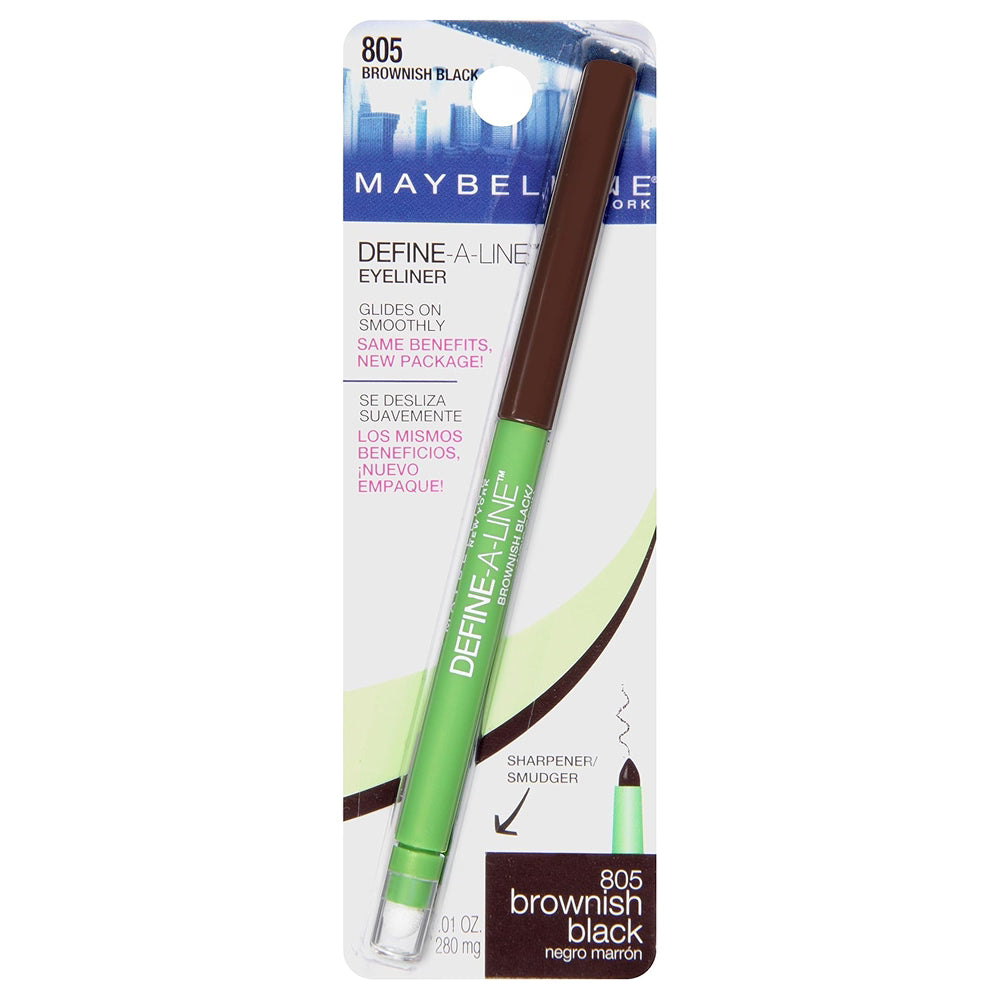 Maybelline Def-A-Line Brownish Black Eyeliner - 72 Pack