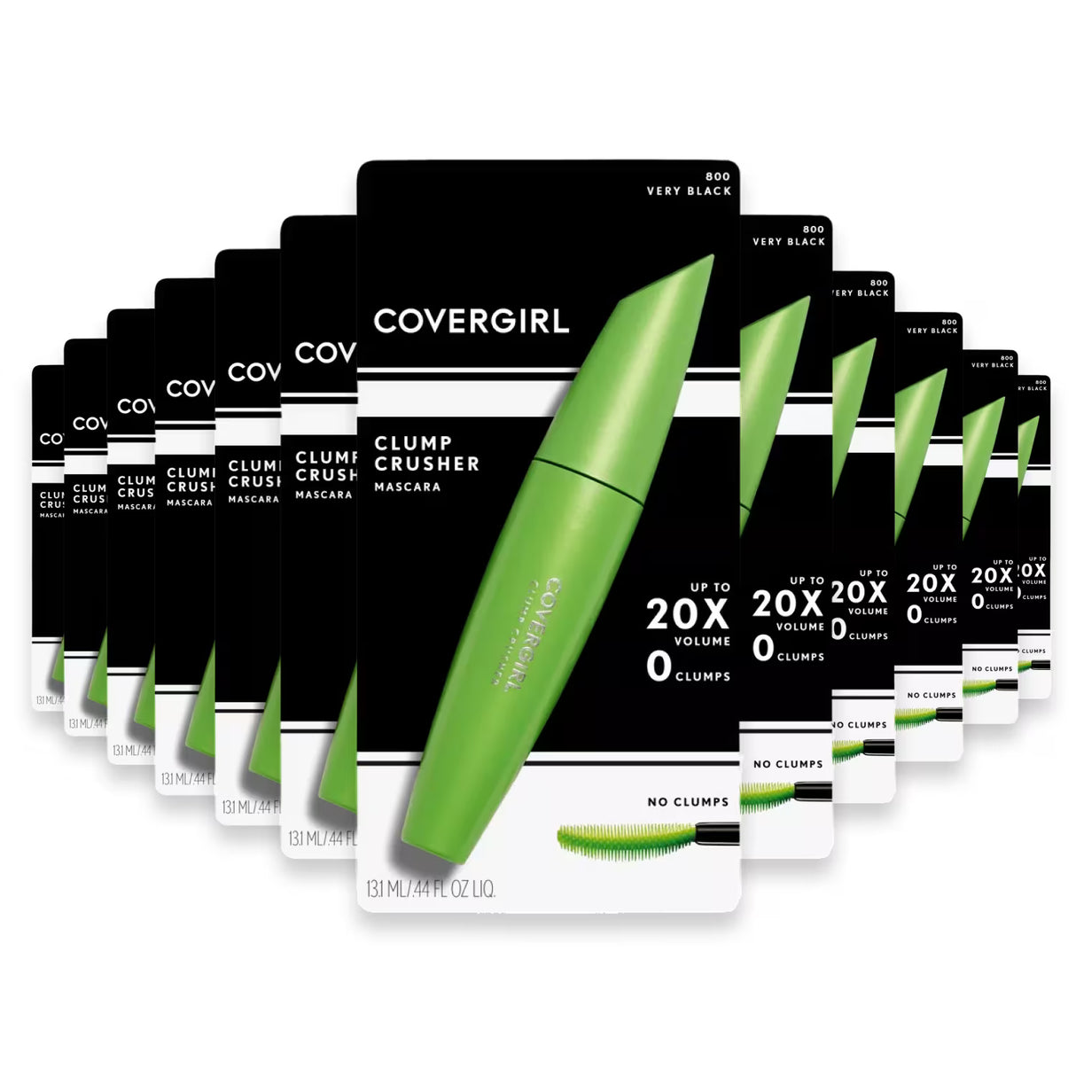CoverGirl Clump Crusher Waterproof Mascara 800 - 72 Pack