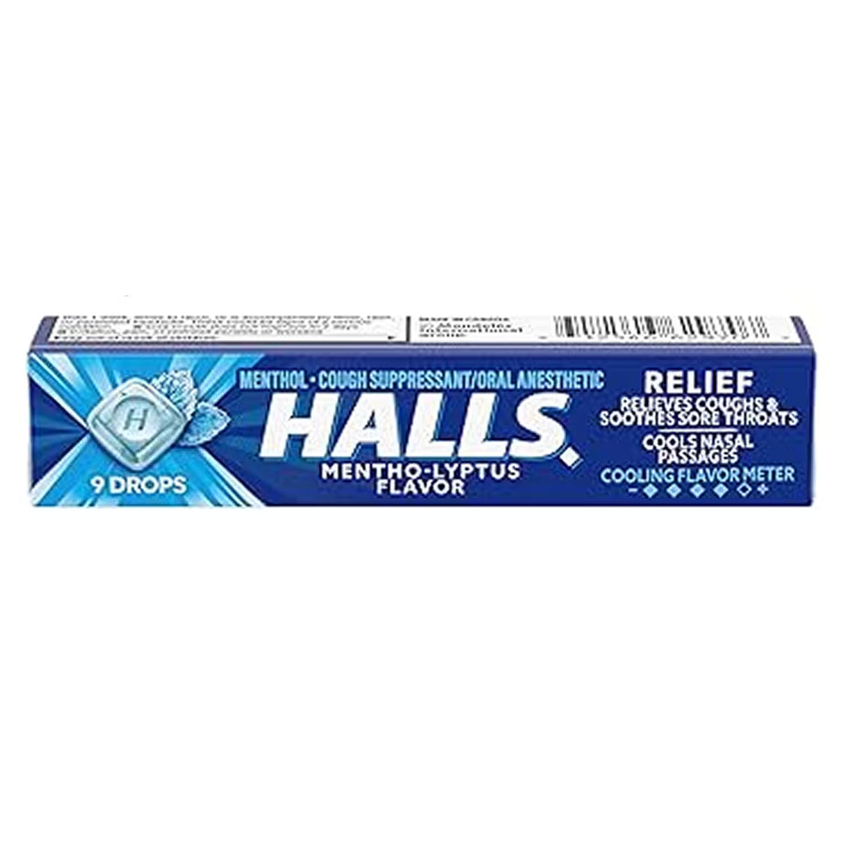 HALLS Relief Mentho-Lyptus Cough Drops Sticks – 9 Ct – 480 Pack