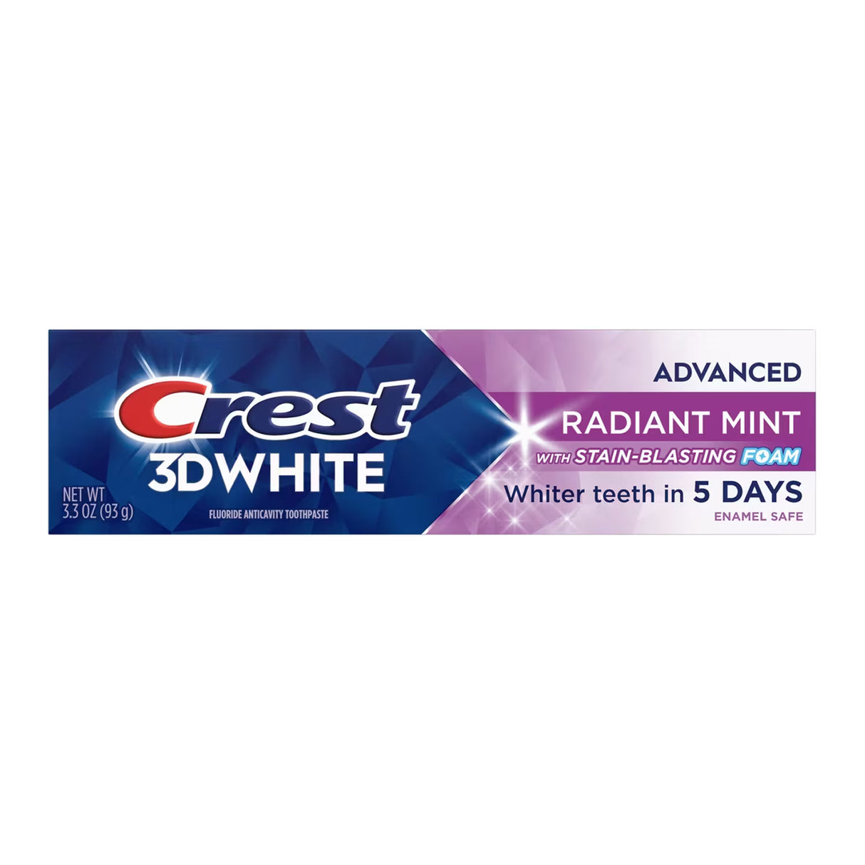 Crest 3D White Radiant Mint Toothpaste, 3.3 oz - 24 Pack