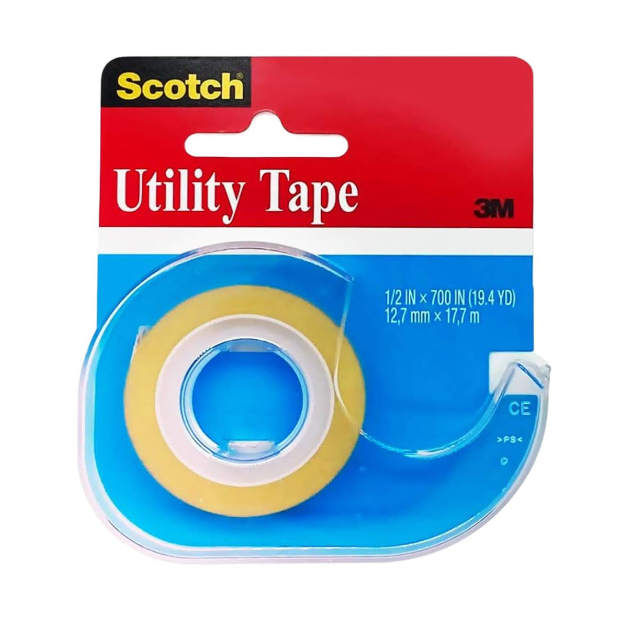 Scotch 3M Utility Tape, 1/2 in x 700 in with Dispenser – 8 Pack