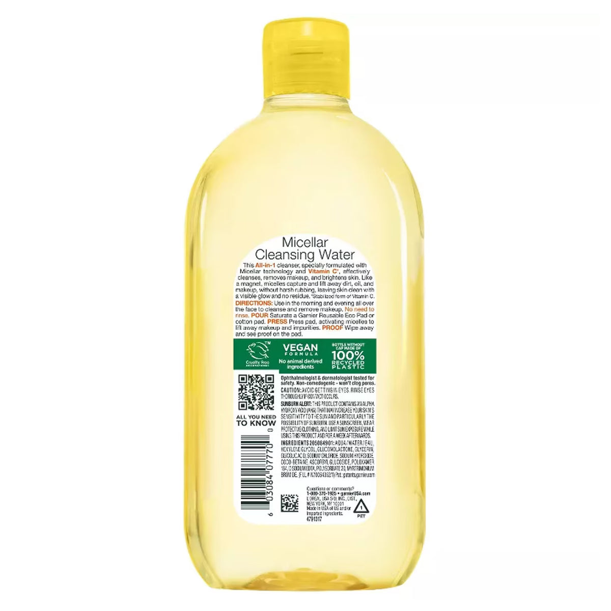 Garnier Vitamin C Micellar Cleansing Water - 23.7 oz - 6 Pack