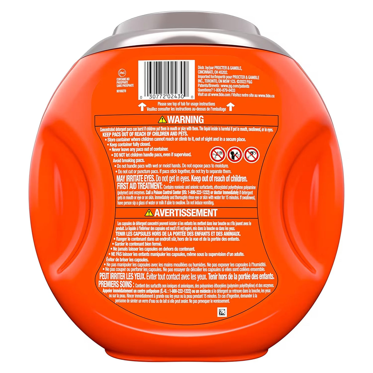Tide Power PODS Hygienic Clean Heavy Duty Laundry Detergent Pacs – 25 Count XL – 4 Pack