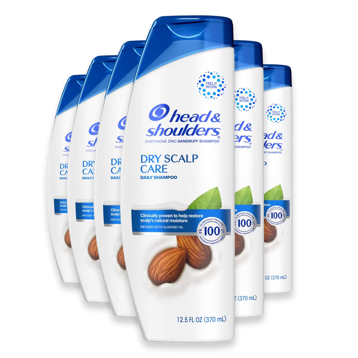 Head & Shoulders Dry Scalp Care Anti-Dandruff Shampoo - 12.5 oz - 6 Pack