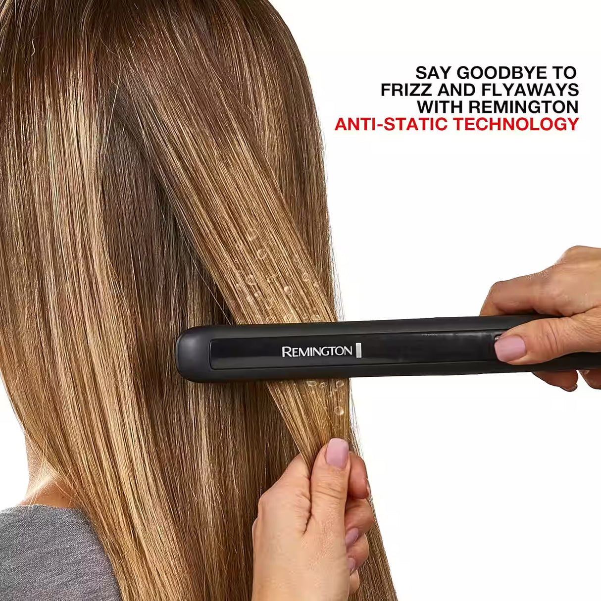 Remington, Flat Iron Hair Straightener – Anti-Static, 30s Heat-Up, 60-Min Auto Shut-Off, Titanium-Ceramic Coating