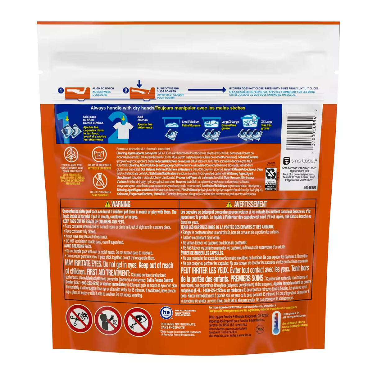 Tide PODS Laundry Detergent Pacs Spring Meadow – 16 Count – 6 Pack