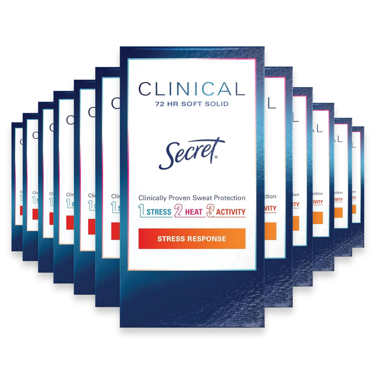 Secret Clinical Strength Soft Solid Fearlessly Fresh - 1.6oz - 12 Pack