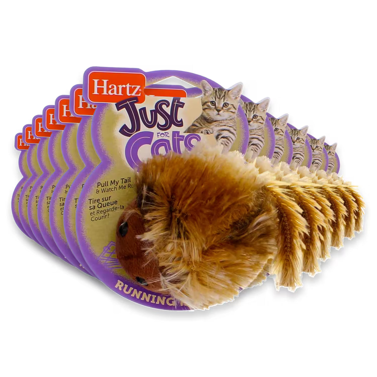 Hartz Run Rodent Cat Toy – 1 Count – 24 Pack