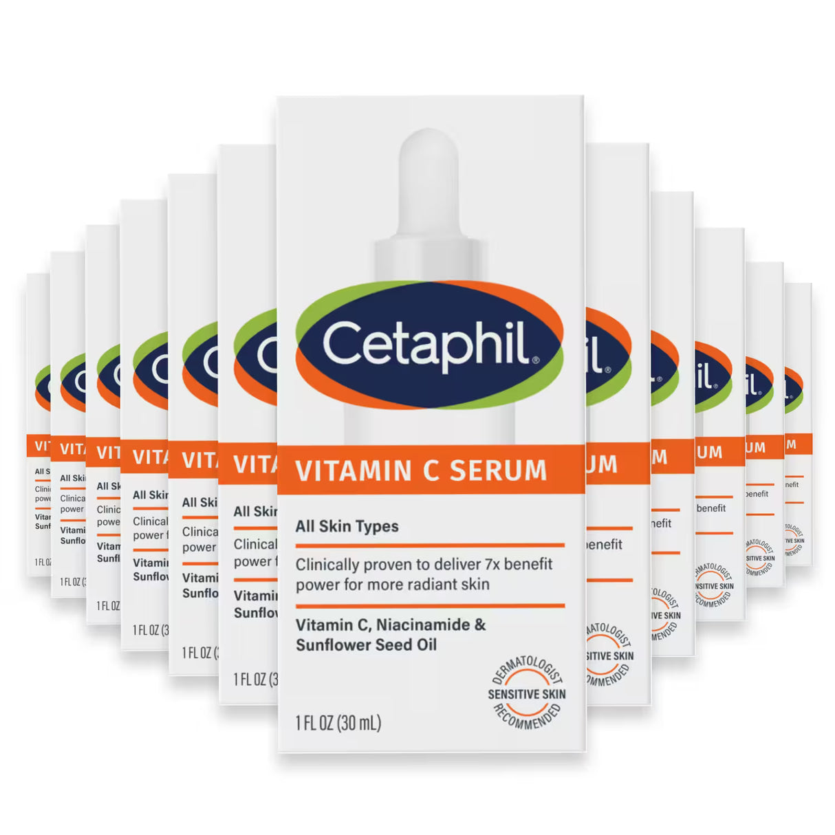 Cetaphil Vitamin C Brightening Face Serum 1 oz - 24 Pack