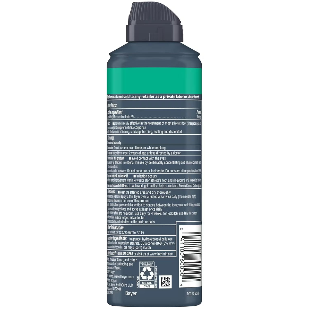 Lotrimin AF Foot Deodorant Spray Powder - 4.6 oz - 36 Pack