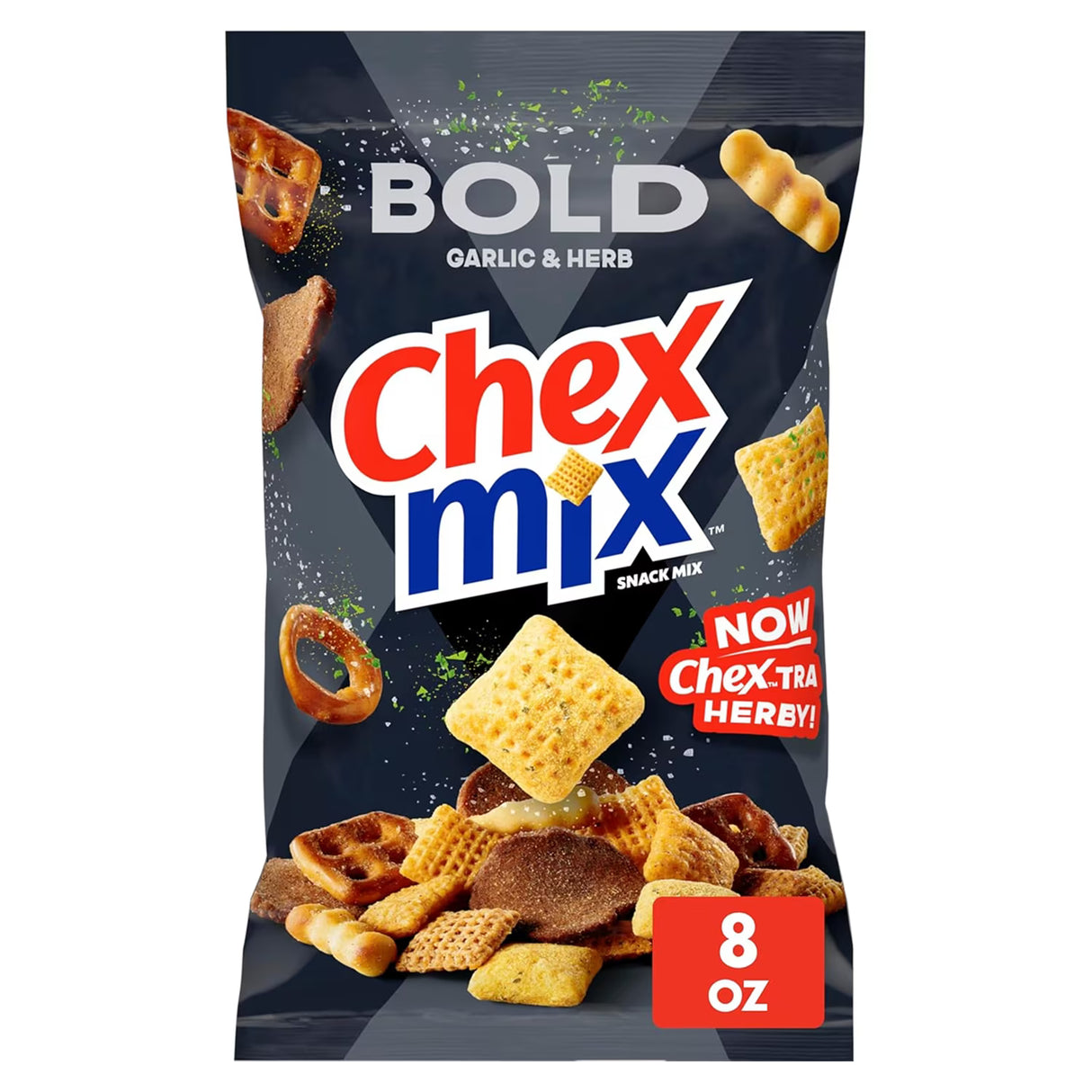 Chex Mix Bold Party Blend Garlic and Herb Snack Mix - 8 oz - 12 Pack