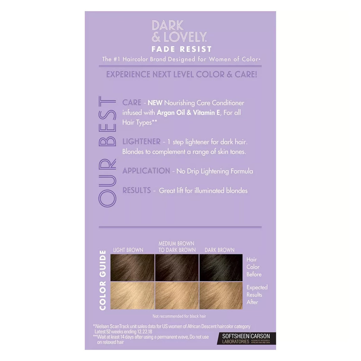 Dark & Lovely Hair Color, #396 Luminous Blonde - 12 Pack