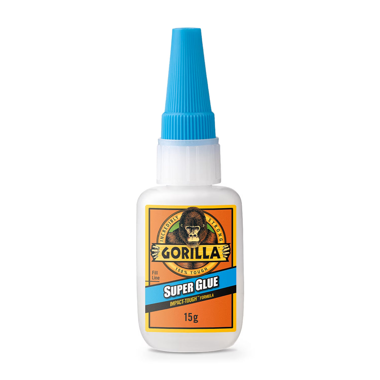 Gorilla - Super Glue, Dries Clear, White, Art & Stationery Adhesive - 0.53 Oz - 6 Pack