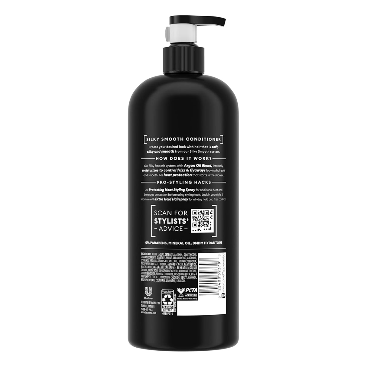 Tresemme - Silky & Smooth Anti-Frizz Conditioner for Frizzy Hair Formulated With Pro Style Technology - 28 Oz - 6 Pack
