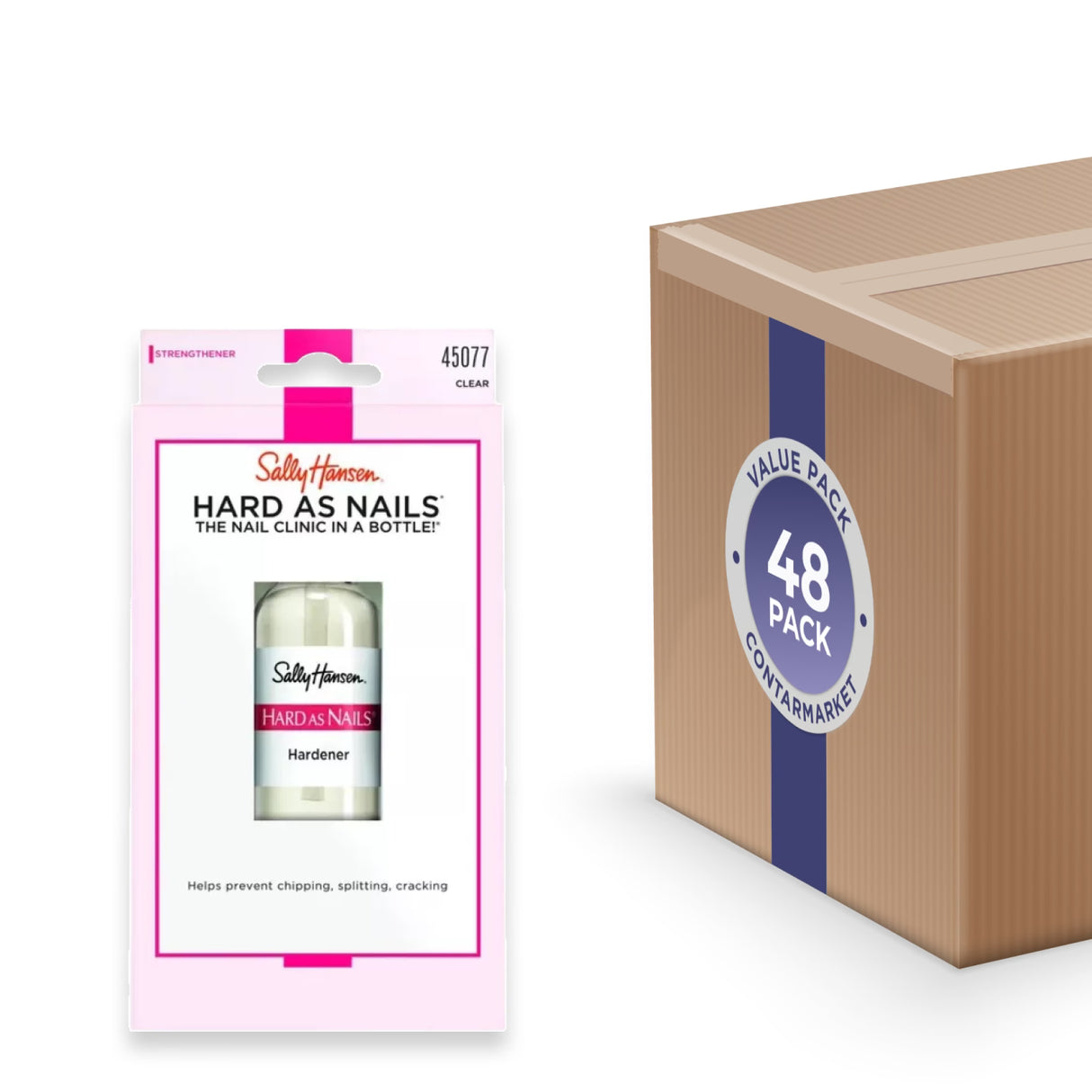 Sally Hansen Hard As Nails Clear - 0.45oz - 48 Pack