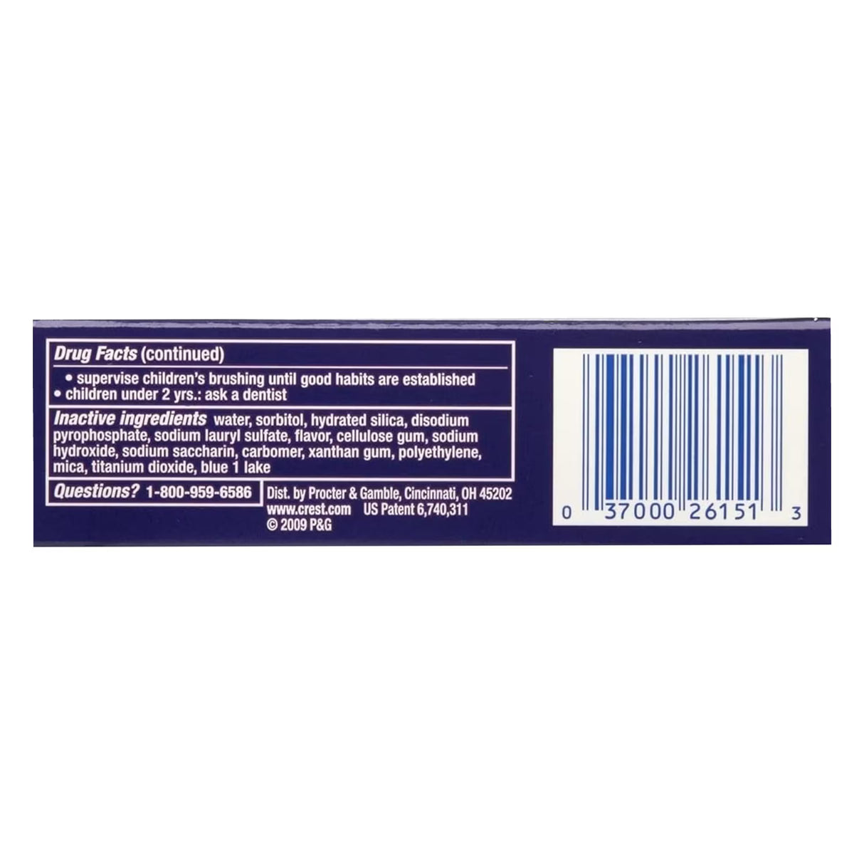 Crest 3D White Radiant White Toothpaste, 0.85 oz - 36 Pack