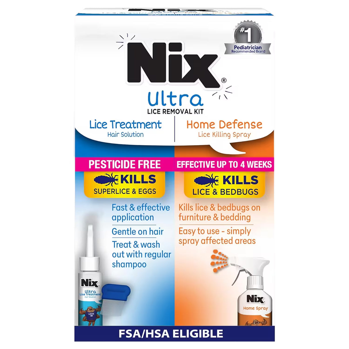 Nix Ultra Lice Removal Kit – 2 Count – 12 Pack