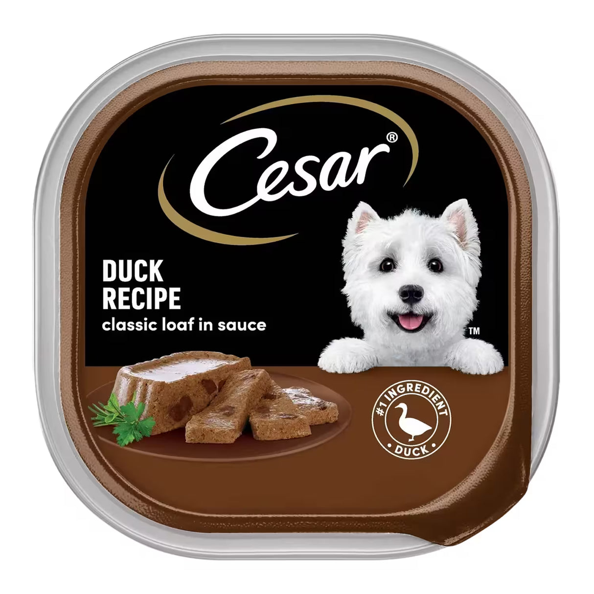 Cesar Canine Cuisine Wet Dog Food Duck Flavor – 3.5 oz – 24 Pack