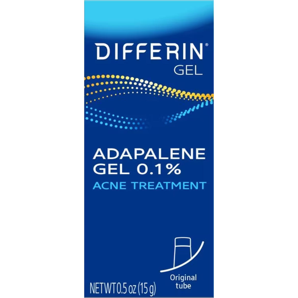 Differin Gel 0.1% Adapalene Acne Treatment – 0.5 oz - 12 Pack