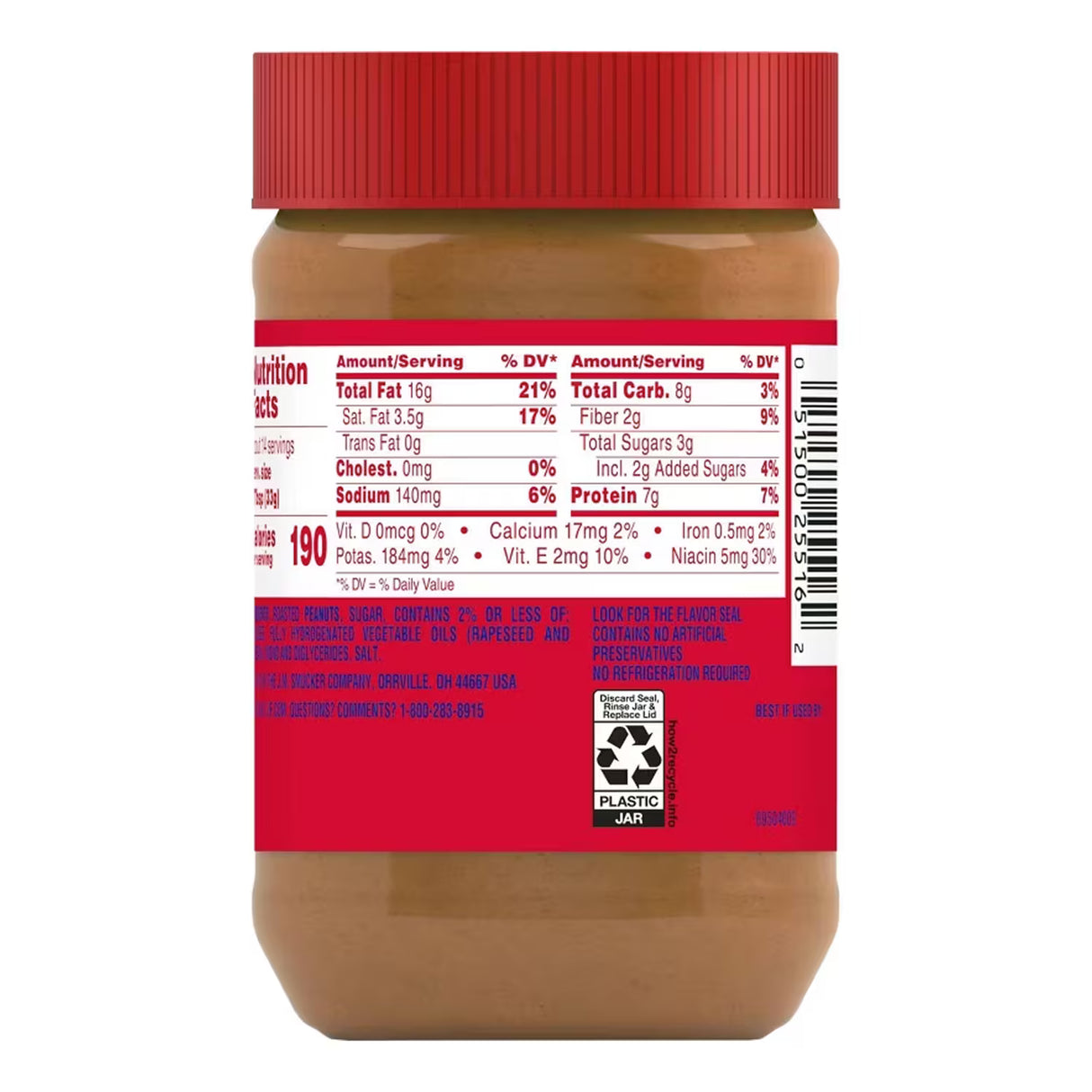 Jif Creamy Peanut Butter - 16 oz - 12 Pack