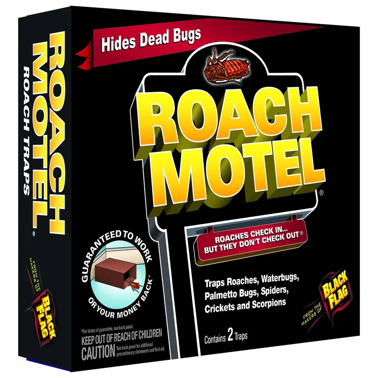 Black Flag Roach Motel Roach Trap - 2 Ct - 12 Pack