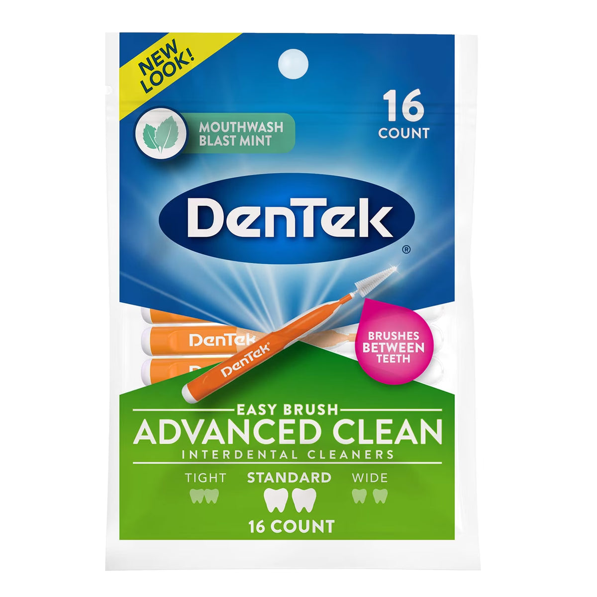 DenTek E-Z Brush Interdental Cleaners - 16 Ct - 36 Pack