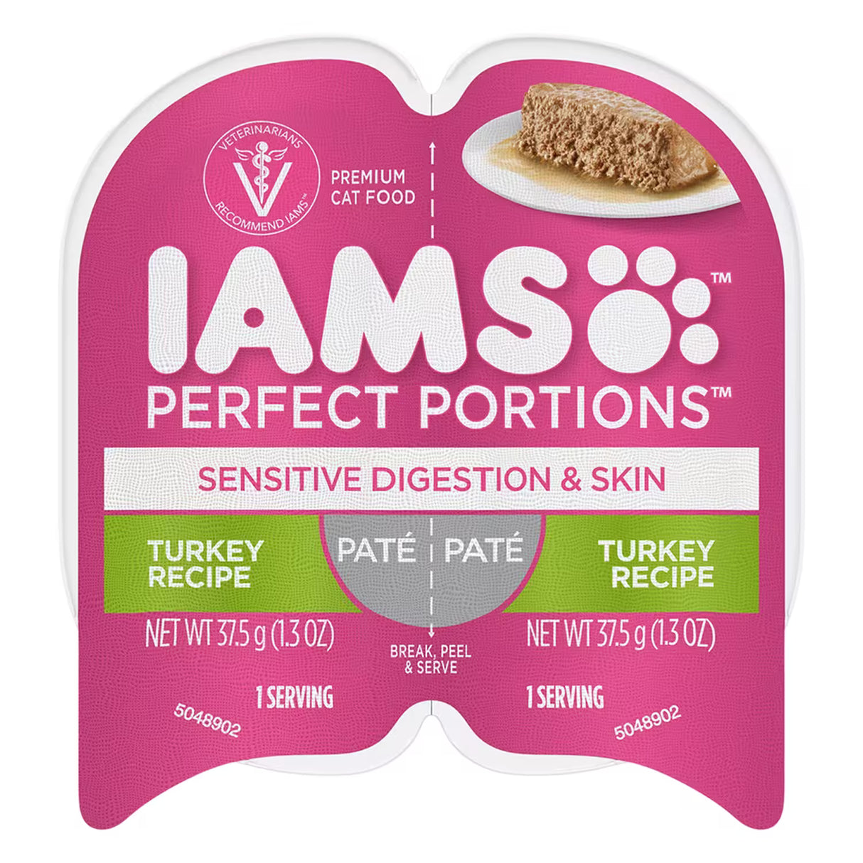 Iams Sensitive Stomach & Skin Wet Cat Food – Turkey – 2.6 oz – 24 Pack