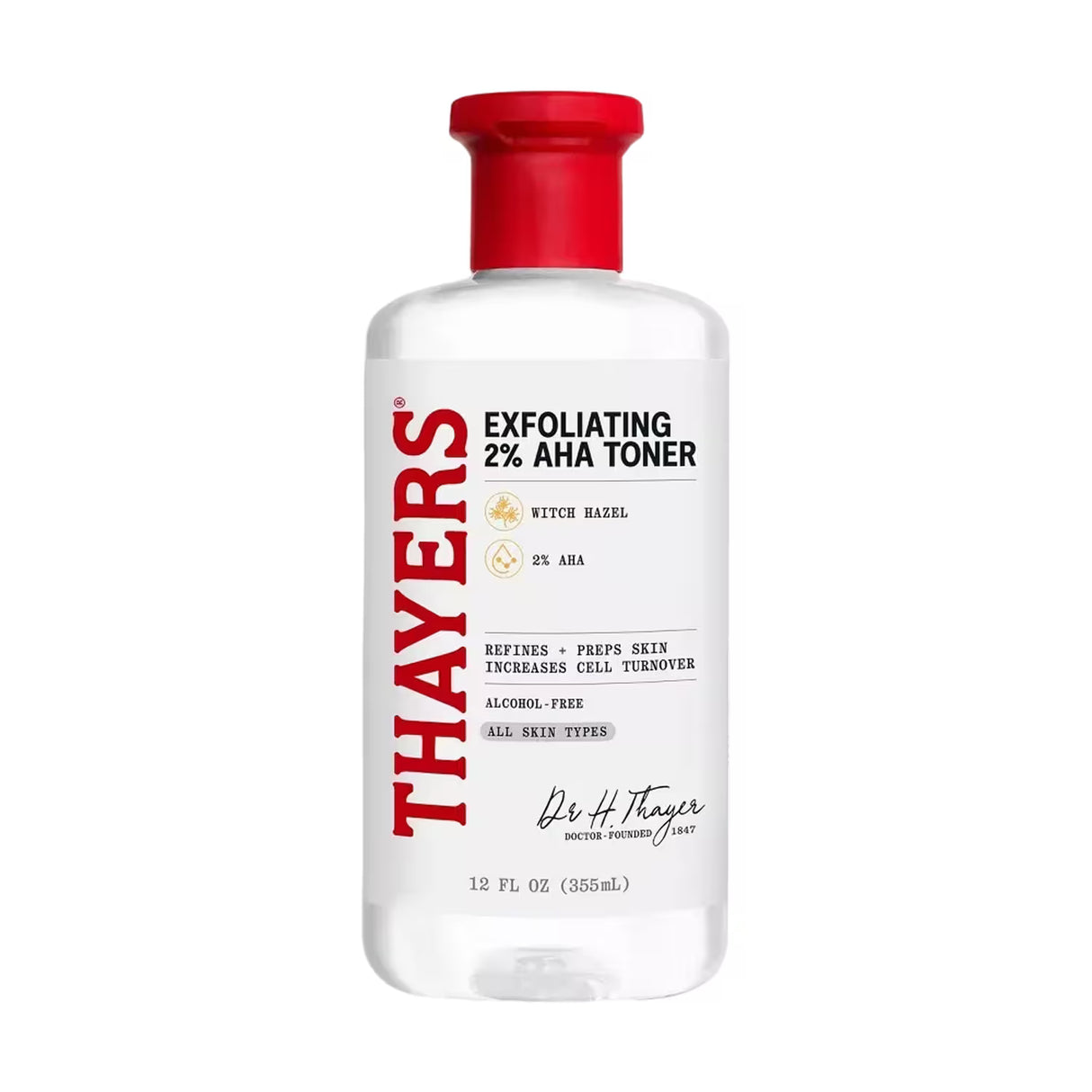 Thayers 2% AHA Exfoliating Toner Tonic – 12 oz – 6 Pack