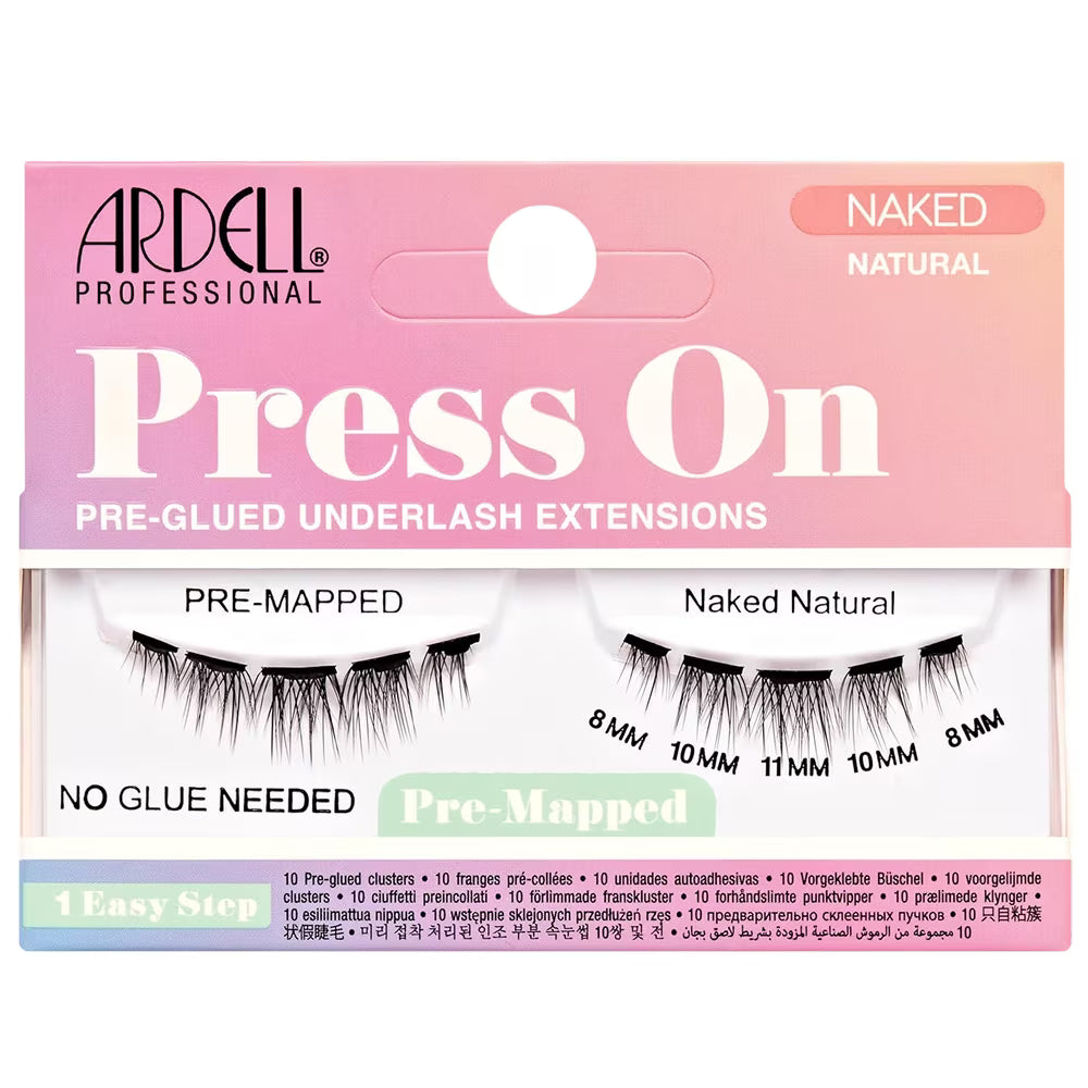 Ardell Press On Pre-Mapped Naked Natural - 72 Pack
