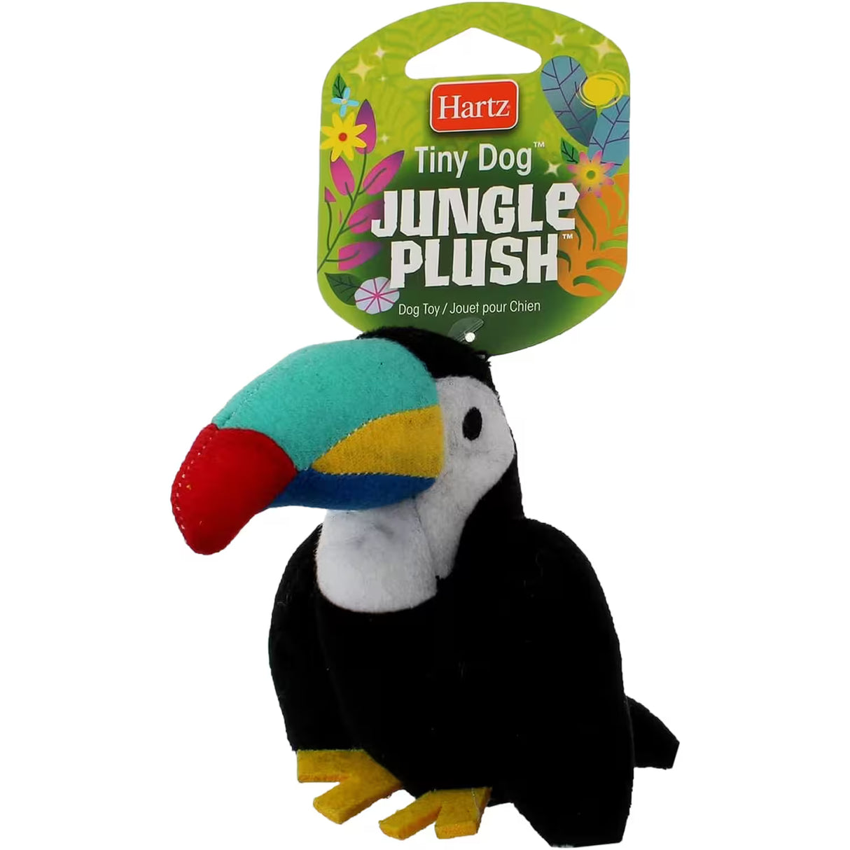 Hartz Jungle Plush Tiny Dog Toy – Assorted Styles – 48 Pack
