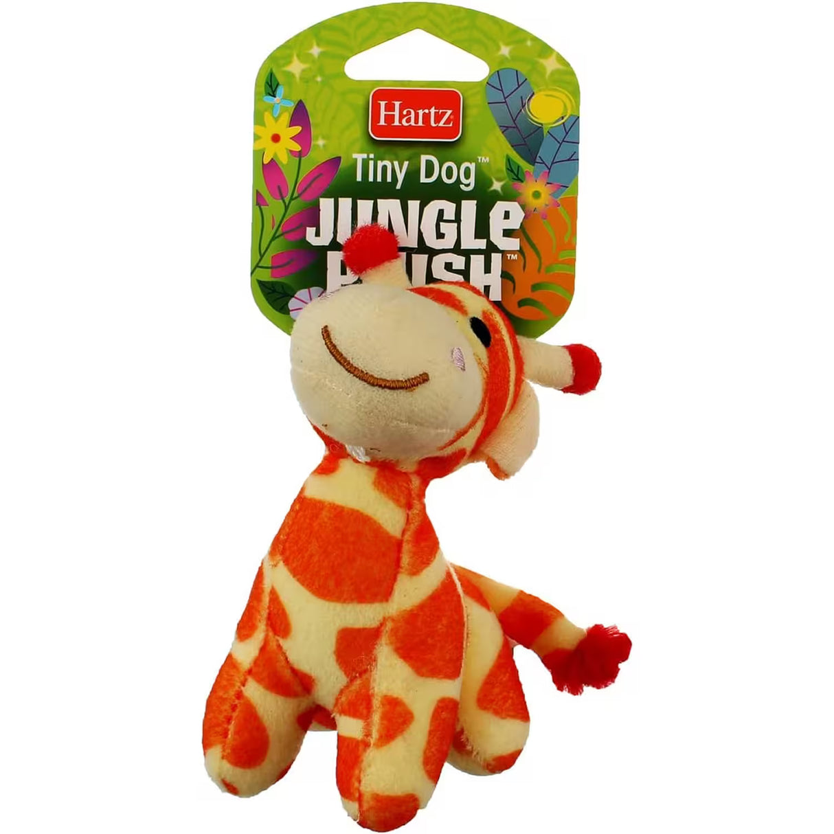 Hartz Jungle Plush Tiny Dog Toy – Assorted Styles – 48 Pack