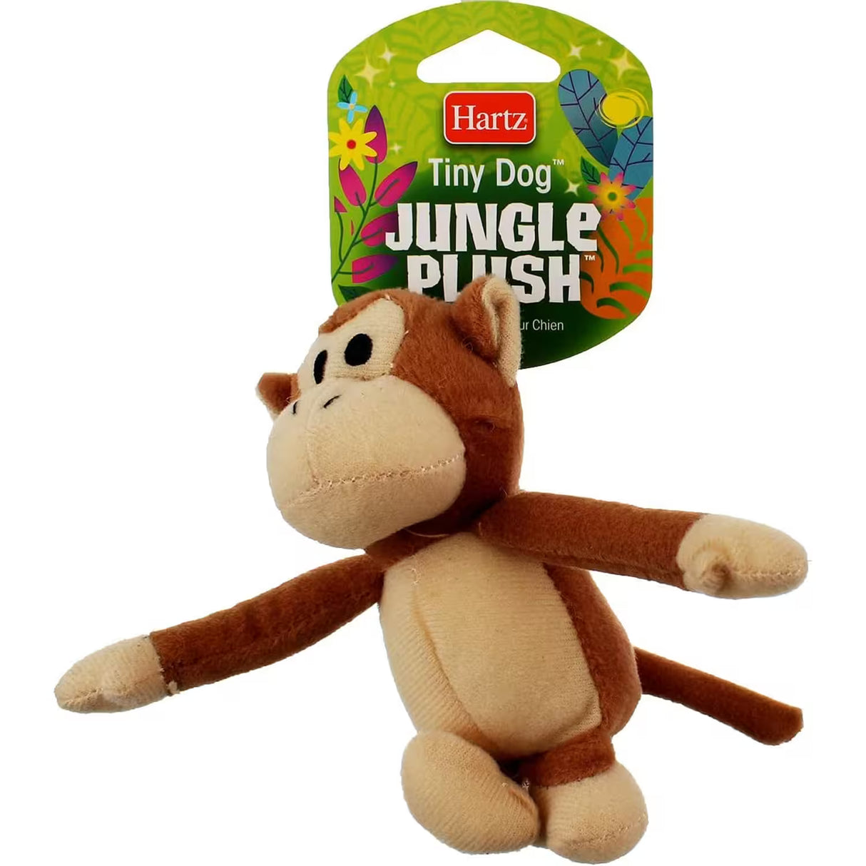 Hartz Jungle Plush Tiny Dog Toy – Assorted Styles – 48 Pack