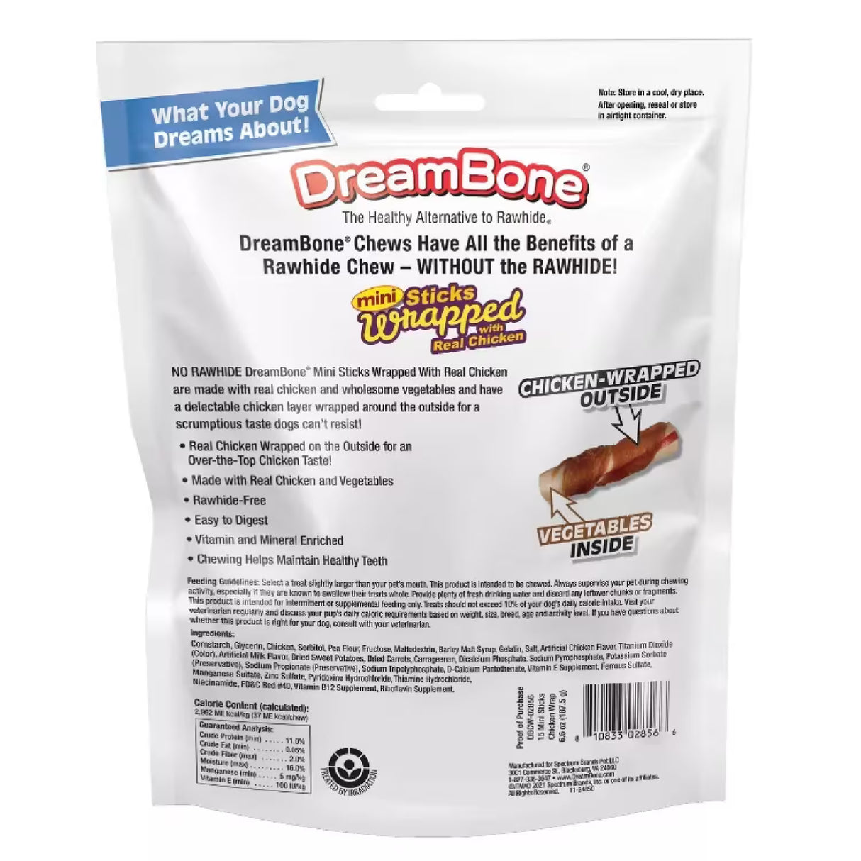 DreamBone Chicken Wrapped Chews – 6.6 oz – 24 Pack