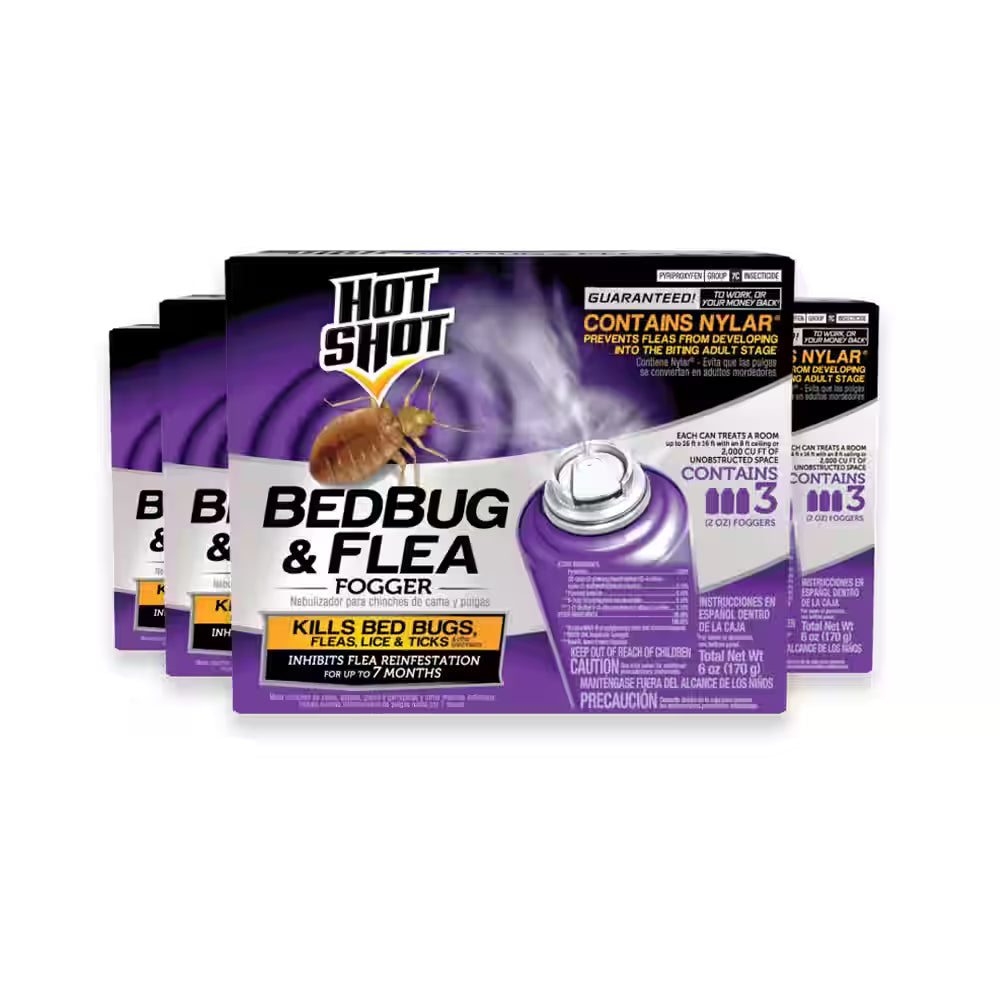 Hot Shot Bed Bug Fogger – 2 Oz – 4 Pack