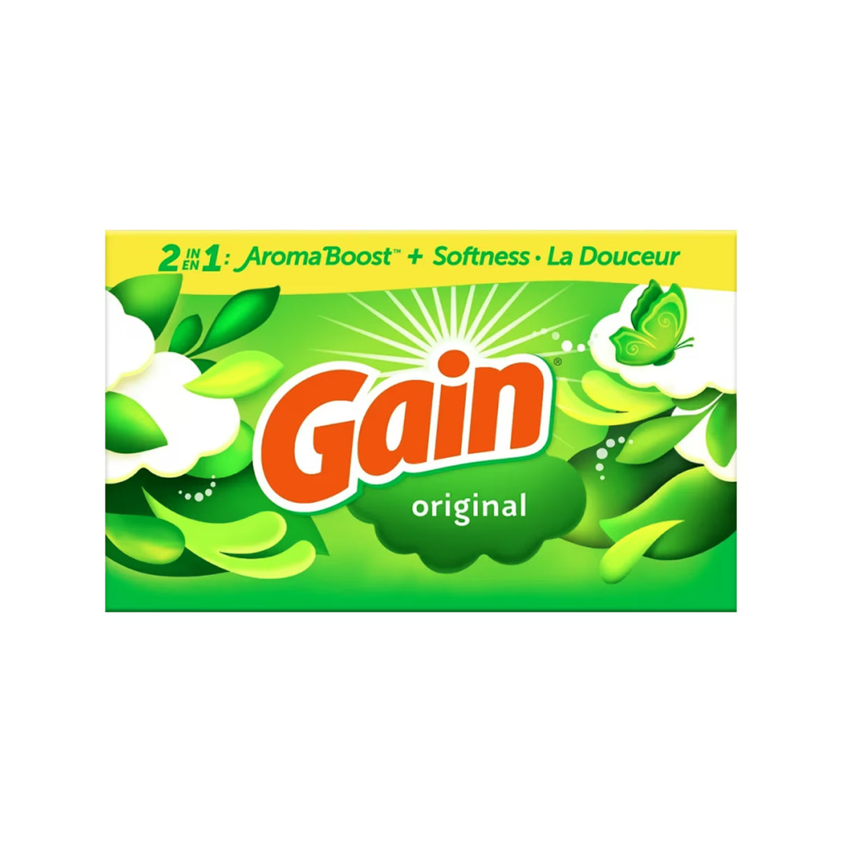 Gain Dryer Sheets Original Scent, 34 Ct - 12 Pack