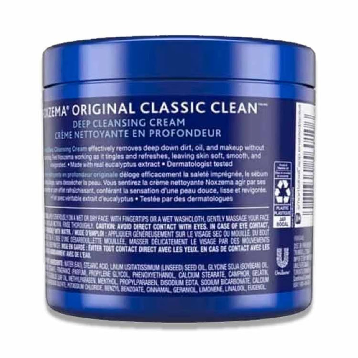 Noxzema - Classic Clean Original Deep Cleansing Cream with Eucalyptus - 12 Oz - 100 Pack