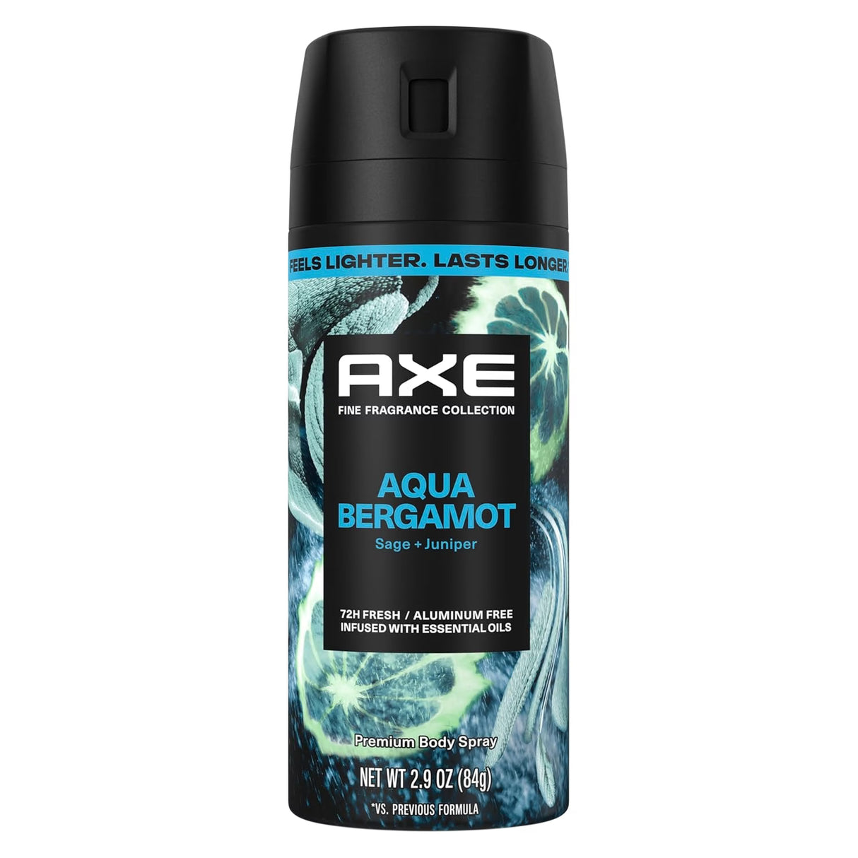 AXE Aqua Bergamot Premium Body Spray - 2.9oz - 12 Pack - travel size -