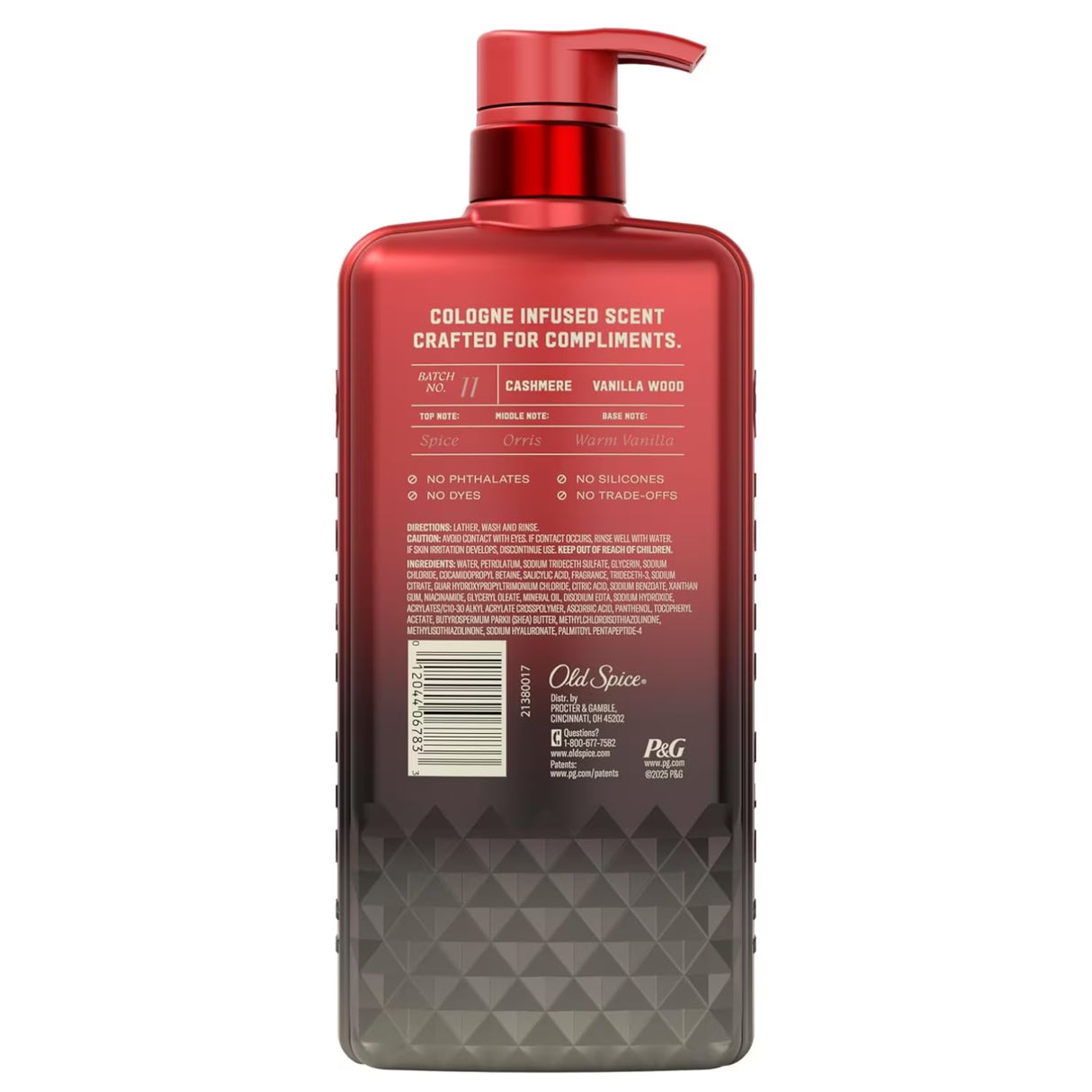 Old Spice Cashmere Pumpkin Body Wash - 20 oz - 4 Pack