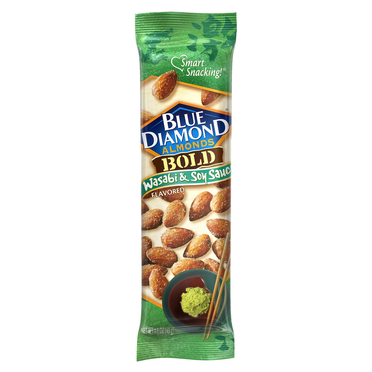 Blue Diamond Almonds Wasabi & Soy Sauce, 1.5 oz - 144 Pack