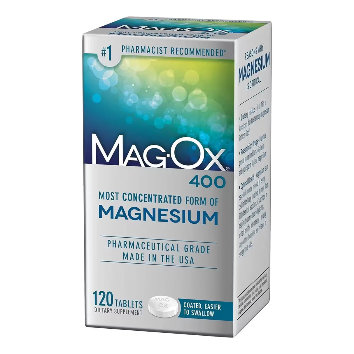 MagOx 400 Magnesium - 120 ct - 12 Pack