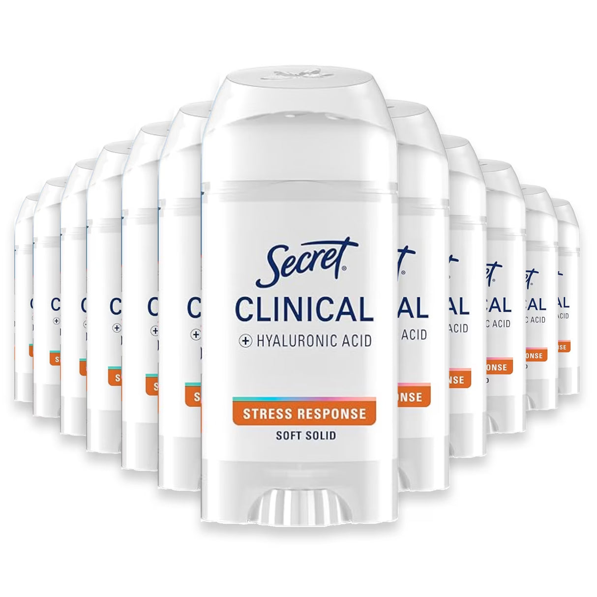 Secret Clinical Soft Solid, Stress Response - 2.6 oz - 12 Pack