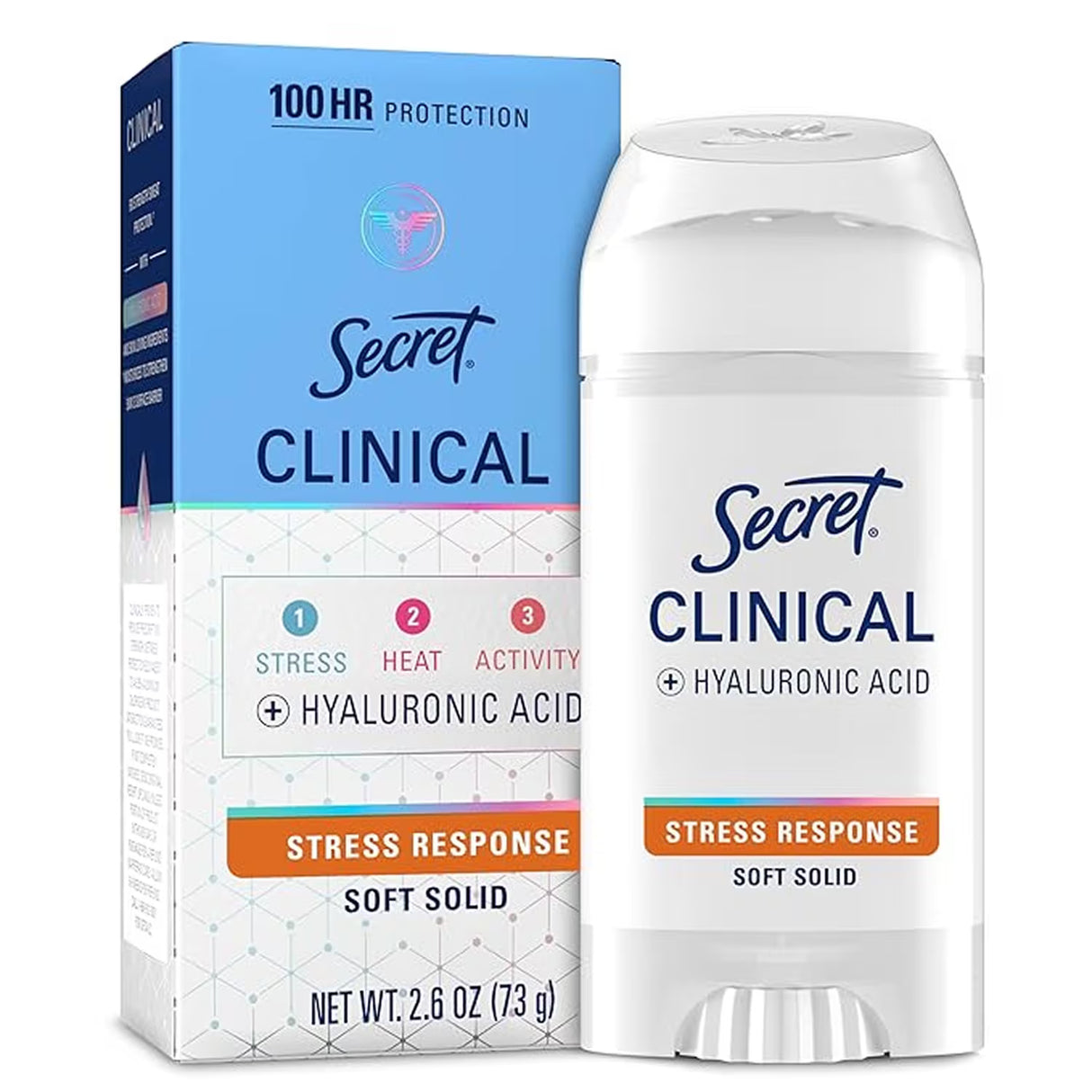 Secret Clinical Soft Solid, Stress Response - 2.6 oz - 12 Pack